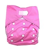【SUNNY BABY】 BIGサイズおむつカバー インサーツ2枚セット テープ式 サイズ調節可 レーニング おむつ (ピンク) [並行輸入品]
