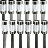 (12 Pack) Westinghouse 758365-11WHW Pinnacle Solar Garden Stake Light (Gunmetal) [並行輸入品]