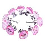 Crystal Cabinet Knobs Yazer 30mm 10 Pack Universal Crystal Drawer Handles Fashion Handles for Cupboa