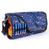 Fashionwu子供MilitaryおもちゃEva BulletストレージバッグブルーKids Tactical Equipmentガンアクセサリー、多機能大容量クリップポーチfor Nerfガン子
