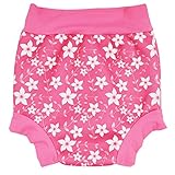 Perfk ベビー服　水着　子供水着　夏用水着 水遊び用　おむつ　パンツ　スイミングパンツ 夏　ビーチ　全4カラー - 花, 18〜24M