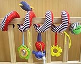JES&MEDIS ぬいぐるみ　ハンギング　ベービベッドおもちゃ　ベービカー　赤ん坊幼児童キッズ向け　がらがら　おしゃべり音が鳴る　ぶらさげ　くすぐる　知育　おもちゃ