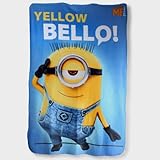 1483 怪盗グルーの月泥棒 Despicable Me Minions ミニオンズ　フリースブランケット　毛布　100cm x 150cm [並行輸入品]