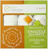 AURA（tm）の織工AW01P3S003Rファッションフェスタ3パックのベビーブランケット