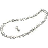 8mm珠　2連　真珠　ネックレス　パール　貝パール　シルバー Petit Lulu ネックレス レディース パールネックレス 2連