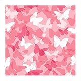 York Wallcoverings CK7653SMP Candice Olson Kids Butterfly Camo 8 X 10 Wallpaper Memo Sample, Pink [並