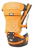 Jelinda(JP)　ベビーキャリア　抱っこひも　通気性多機能　可愛い　高品質　３色選択可 (オレンジ)