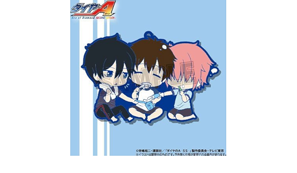 Amazon トイズワークスコレクションにいてんごむっ ダイヤのa 3 降谷 沢村 小湊 単品 アニメ 萌えグッズ 通販