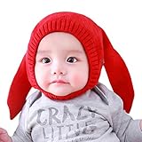 男女兼用　5色　かわいい　ウサギ耳　ベビー　ニット帽 女の子　春/秋/冬 防風・防寒・保温　ベビー 帽子 男の子　ベビーハット/帽子/キャップ/ハット　子供用/幼児/キッズ/新生児用　お宮参り/記念撮
