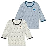 西松屋 [EFD] 2枚組長袖シャツ（クマ/カバ） 【80cm・90cm・95cm】　95