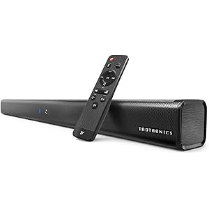 TaoTronics ホームシアター スピーカー Bluetooth サウンドバー 40W出力 TV スピーカー Blu…