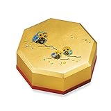 小物入れ 箱 和風 箔工芸ふくろう 八角小箱 M15909-7