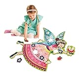 Peaceable Kingdom シマー&グリッターフェアリーフロアパズル – 50ピース ジャイアントフロアパズル 対象年齢5歳以上 – 楽しい形のパズルピース – 教室に最適