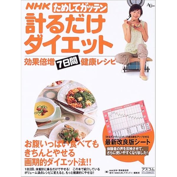 Nhkためしてガッテン計るだけダイエット 効果倍増7日間健康レシピ Ac Mook Nhk科学 環境番組部季刊 ためしてガッテン 編集班 本 通販 Amazon