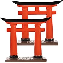 盆石　盆石飾り　盆景　ミニチュア　日本三景　厳島神社　帆船付き torii5main.jpg