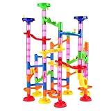 Amiu 105pcs 3D迷路ボール 知育 玩具 組み立て 男の子 女の子 贈り物 誕生日プレゼント 子供 積み木 トラック ボール ブロックの組み立て