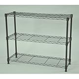 エイ・アイ・エス(AIS) スチールラック支柱径19mm 3段 幅75奥行25高さ60.4cm ブラウン SRS-7525BR