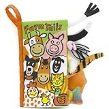 7 Patterns Animal Tails Soft Cloth Book infant toddlers toys early development Intelligence Educatio