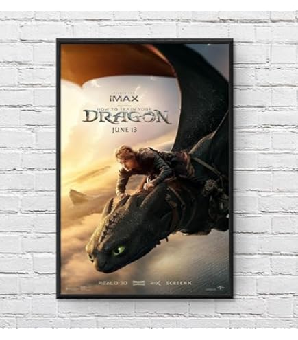 Amazon.co.jp: 映画ポスター ヒックとドラゴン 3 4（40x60)[並行輸入品