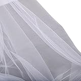 ホワイト4コーナーポストベッドキャノピーMosquito Netフルクイーンキングサイズネッティング寝具