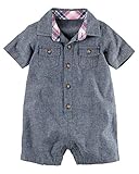 カーターズ Carter's ロンパース Chambray Romper 6M (61-67cm) [並行輸入品]