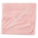 Pink Knit Religious Baby Blanket [並行輸入品]