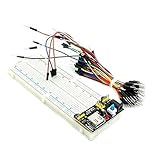 ELSKTX 102ブレッドボード+ 3.3V / 5V電源モジュール+65フレキシブルジャンパー線DIYセット
