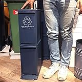 AZUMAYA 東谷 ダストボックス2D ネイビー 2段 SGS-932NV