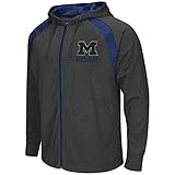 Michigan Wolverines NCAA Lift Full Zip Hooded Sweatshirt – チャコール