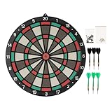 ダーツ 15.5インチサイズ！ソフトダーツボードセット DartsBar155-BK（ブラック)