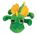 Suki Gifts Little Peepers Dragons Inferno Dragon Soft Boa Plush Toy (Green and Yellow, Small) by Suk