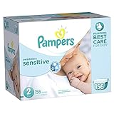 Pampers Swaddlers Sensitive Diapers Size 2 Economy Pack Plus 156 Count by Pampers