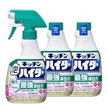 キッチン泡ハイター 台所用漂白剤 ハンディスプレー 本体400ml + つけかえ用400ml 2個セット