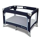 SleepFresh Celebrity Portable Crib, Regatta Blue, 0-36 Months by Foundations Worldwide [並行輸入品]