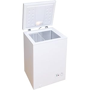 アイリスオーヤマ 冷凍庫 100L 上開き 静音 温度調節3段階 静音 省エネ 大容量 ホワイト PF-A100TD-W