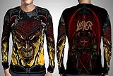 SlayerバンドカスタムFullprint昇華Tシャツ 3L