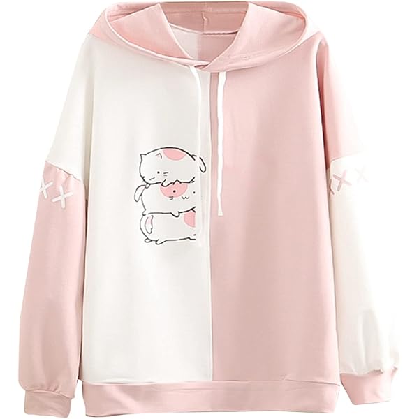 Amazon.co.jp: [Oiwenjuanh] パーカー レディース 可愛い 猫柄