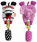 Infantino Wrap Around Chiming Pal-Elep. /Zebra by Infantino [並行輸入品]