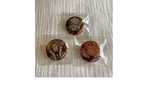Amazon 僕のヒーローアカデミア セリア 缶バッジ 爆豪勝己 ホークス エンデヴァー アイドル 芸能人グッズ 通販