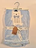 Chick Pea Top Hat Polar Bear Blue Baby Blanket [並行輸入品]