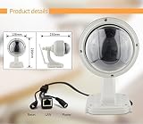 TuoP@ Vstarcam C7833WIP-X4 HD 720P P2P Outdoor Waterproof Wireless Dome IP Camera Wifi Network Night