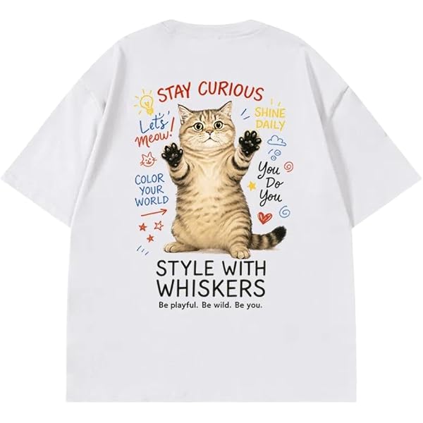 Amazon.co.jp: 雷猫デジタル印刷3D Tシャツの男性と女性の動物の猫の夏