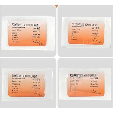 PROLENE VICRYL CV 外科用縫合糸セット 非吸収性ポリプロピレン外科用