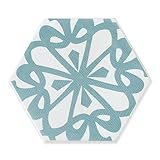 【B'stile】六角形の北欧風デザインタイル「EYR」EYR-605（磁器質｜ヘキサゴン｜屋内壁/屋内床/屋外壁用｜ノンスリップ加工）1枚