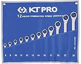 KT Pro Tools A12101MR 12-Point 12-Piece Combination Speed Wrench [並行輸入品]