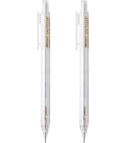 Amazon.co.jp: 無印良品 3セット ポリカーボネート シャープペンシル W