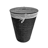 baum-essex Kora Hapao Rattan Hamper ブラック
