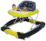 Big Oshi 2 in 1 Walker Rocker, Black/Yellow by Big Oshi