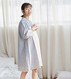 ワンピース ゆったり プルオーバー チュニック スタイル レディース マタニティ 授乳口付き 綿麻 ルームウェア パジャマ マタニティ 授乳口