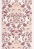 Graham & Brown Renaissance Abigail Wallpaper, Cream/Red/Pink by Graham & Brown